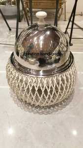 Negro Diseño moderno Lujo Elegante Chafing Dish Chafer Calentador de alimentos Hecho SS Metal - Product Image 3