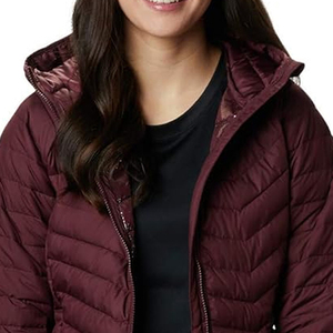 Nouveau design de veste bouffante coupe-vent de qualité supérieure, vestes bulles à capuche et fermeture éclair avec logo personnalisé pour femmes - Product Image 5