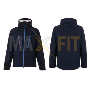 MAXFIT ENTERPRISES-Chubasquero con capucha para hombre, ligero, impermeable, para invierno, resistente al agua, de lona, para exteriores, con cuello levantado - Product Image 3