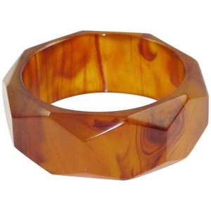 กำไลเรซิ่นสไตล์วินเทจเครื่องประดับที่ได้แรงบันดาลใจในการย้อนยุค - Product Image 4