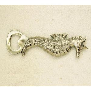 Ouvre-bouteille en aluminium et métal argenté de qualité créative ouvre-bouteille de poisson hippocampe moderne ouvre-bouteille de boisson froide de bière à vendre - Product Image 1