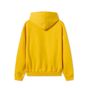 Vente en gros Sweat à capuche oversize ras du cou tricoté en coton épais Pull oversize personnalisé pour hommes unisexe Sweats à capuche sans cordon - Product Image 2