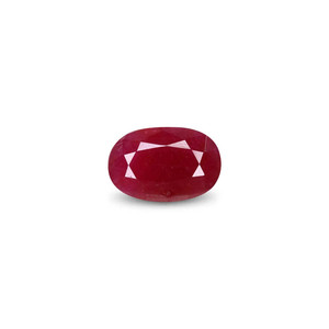 Rubis naturel créé en laboratoire, 3,81 carats, taille émeraude, pierre précieuse rouge pour accessoires de bijouterie, hauteur 8 mm - Product Image 1