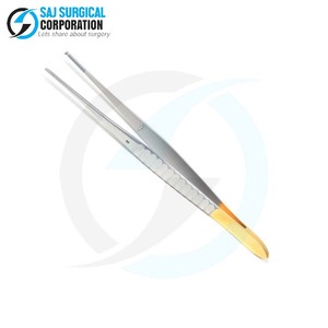 Pinzas Gillies de acero alemán de primera calidad, grado quirúrgico para el manejo de tejidos de precisión en procedimientos de cirugía reconstructiva - Product Image 1