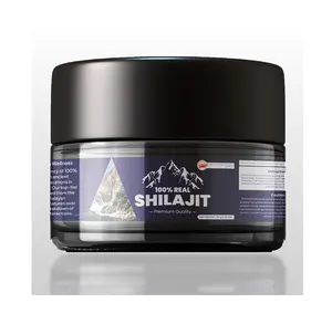 Resina Shilajit do Himalaia preta brilhante natural e 100% pura do fabricante indiano para compradores por atacado