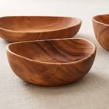 Bol en bois au Design frais, pour salade et service de nourriture, bol en bois personnalisé fait à la main, nouveau pour bol d'ustensiles de cuisine - Product Image 5