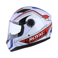 Casque de moto intégral M136 ROYAL de haute qualité fabriqué au Vietnam, avec visière simple en ABS, design vintage, casque de sécurité