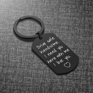 Fábrica al por mayor <span class=keywords><strong>novio</strong></span> conducción seguridad llavero personalizado llavero <span class=keywords><strong>cumpleaños</strong></span> San Valentín regalo para el marido de su <span class=keywords><strong>novio</strong></span> - Product Image 6
