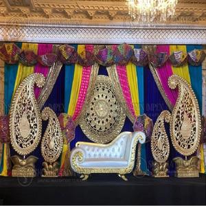 Décorations de mariage en bois à motifs Paisley par Shobha Jain Impex pour une touche élégante et éblouissante - Product Image 4