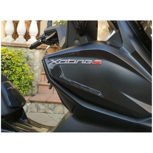 2 adesivi protettivi per angoli in resina 3D compatibili con le motociclette Kymco XCITING S 400 2018-2023 - Product Image 1