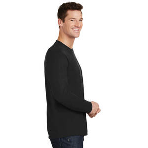 Adult Male Plain Long Sleeves <b>T</b>-<b>Shirt</b> <b>Neon</b> Green Performance Long Sleeve <b>T</b>-<b>Shirt</b> - Product Image 4