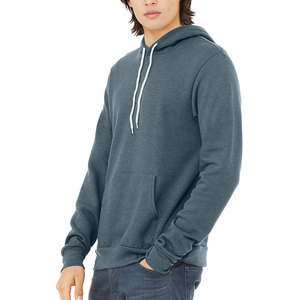 Bella + Canvas Pull à capuche unisexe en éponge unie avec motif brodé Poly-Coton - Product Image 4