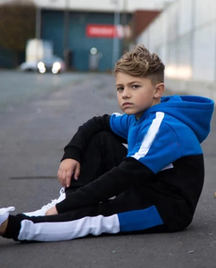 Alta calidad al por mayor niños ropa deportiva con capucha chándal con logotipo profesional invierno XL Atlético chándal - Product Image 1