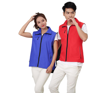 Chaleco Sin Mangas de Poliéster Amarillo Personalizado, Ligero, Transpirable, de Alta Visibilidad, Uniforme de Trabajo con Cremallera Delantera para Hombre y Mujer - Product Image 6