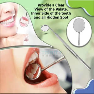 Espejo Bucal de Acero Inoxidable de Primera Calidad, Espejo Bucal Profesional Personalizado, Espejo Bucal con MOQ Bajo - Product Image 5