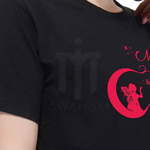 Camiseta de Algodón de Color Sólido Informal para Mujer con Logotipo Personalizado, Transpirable, Ligera y Ecológica para el Verano, Venta al Por Mayor - Product Image 5