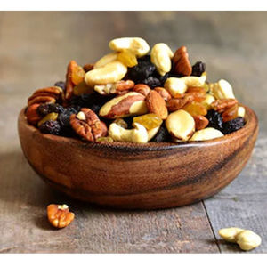 Bol en bois poli de haute qualité fabriqué à la main pour bol et ustensiles de cuisine de haute qualité et servir avec logo personnalisé par HHO - Product Image 1