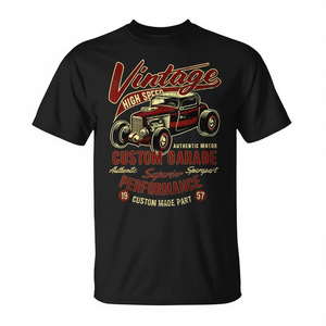 Camiseta promocional clásica vintage Hot Rod T-Bucket de los años 30, 40 y 50 de 1957 - Product Image 2