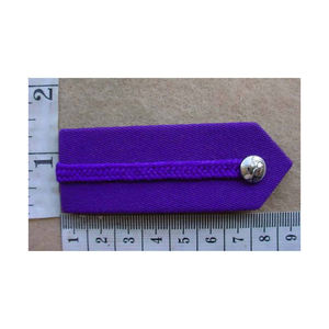 Hand Embroidery Badges Bullion Wires Custom Made Generals No 1 Dress Oakleaf Gorget <b>Green</b> Embroidered Safety Pin Attached - Product Image 4