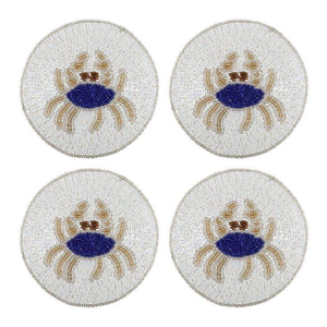 Posavasos de Alta Calidad con Diseño de Araña y Cuentas para Tazas de Té y Café, Posavasos Ecológicos Grabados para Mesa de Cocina con Logotipo Personalizado - Product Image 1