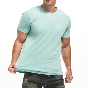 Meilleur prix T-shirts décontractés pour hommes Service OEM Nouveau design Tissu en jersey de coton Techniques de teinture unies pour adultes Taille T-shirt pour hommes - Product Image 5