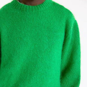 Suéter de Cuello en V para Hombre, Otoño, Nuevo, de Alta Calidad, Sudadera de Algodón con Logotipo Bordado Personalizado, Esencial para la Temporada de Invierno - Product Image 5