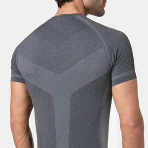 Camiseta Deportiva Casual de Manga Corta para Hombre, Compresión Deportiva, Transpirable, Corte Ajustado, Suministro Directo de Fábrica - Product Image 6