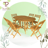 Tables hautes pliantes de luxe en bois massif pour mariages en extérieur – Design moderne, portables et écologiques pour bar à domicile, salon, jardin, hôtel