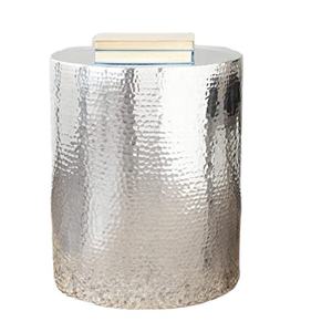 โต๊ะเฟอร์นิเจอร์ทันสมัย สำหรับตกแต่งบ้าน โรงแรม ห้องนั่งเล่น โต๊ะทรงกลมโลหะสีเงินสไตล์ฟินแลนด์ โต๊ะเฟอร์นิเจอร์ทันสมัย - Product Image 4