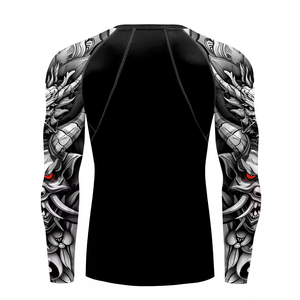 Rash Guard pour homme à prix ajustable, anti-rides, qualité supérieure, respirant, léger, confortable, entièrement personnalisable - Product Image 2