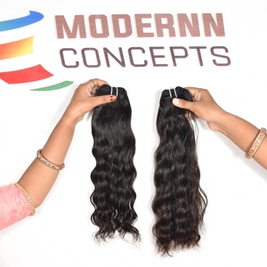 Extensiones de cabello humano vietnamita ondulado natural 100% del vendedor Cutícula virgen cruda alineada Sin procesamiento químico Sin Paquete de piojos - Product Image 2