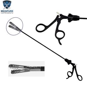 Pinzas de Presión Fenestradas Semi-Agresivas con Dientes Redondeados de 36 cm, Herramienta Quirúrgica Laparoscópica, MEDIPURE INSTRUMENTS - Product Image 3