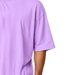 Fabricante directo de alta calidad 100% QC Pass Tallas grandes para hombres Camisetas casuales Boxy Fit Drop Shoulder Streetwear Diseño en blanco - Product Image 3