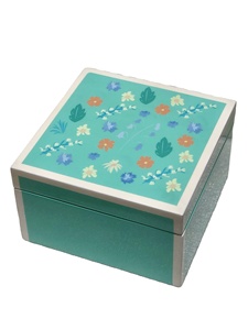 Articles en laque Plateau à bijoux Plateaux décoratifs pour bijoux Plateau de toilette en laque personnalisé de luxe Comptoir de table fait à la main vietnam - Product Image 2