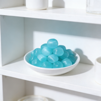 Bonbons durs à la menthe poivrée, rafraîchissants, bleus, en gros, pour la restauration et les réceptions