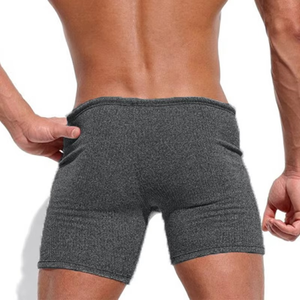 Pantalones cortos de verano para hombre, pantalones cortos informales transpirables con cordón, trajes de baño de color sólido, pantalones cortos deportivos para correr, surf, vacaciones en la playa - Product Image 3