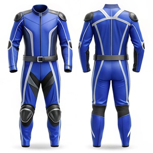 ชุดแข่งรถเสื้อกางเกงผ้าคาร์ดูราสีดำชุดมอเตอร์ไซด์แบบสั่งทำ - Product Image 2