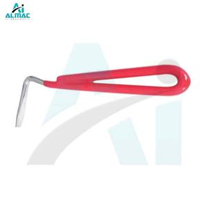 ALMAC-Outil de maréchal-ferrant en acier inoxydable de qualité supérieure pour enlever la saleté et les pierres des sabots des chevaux facilement et en toute sécurité. - Product Image 1