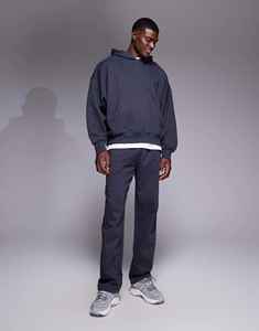 Conjunto Deportivo de Sudadera con Capucha y Pantalones Deportivos para Hombre, Personalizable, Transpirable, Informal, para Entrenamiento de Invierno, Suave, Cálido, Ligero y de Secado Rápido - Product Image 3