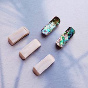 Juego de descanso de palillos con concha de Color verde, almohada de conchas de perlas naturales, artesanía de Vietnam - Product Image 4