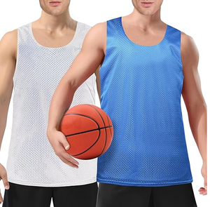 Camiseta Deportiva de Malla para Hombre, Individual, para Entrenamiento de Baloncesto en Equipo - Product Image 2