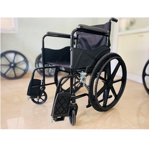 Fauteuil roulant manuel pliable léger de qualité supérieure pour personnes âgées et patients handicapés, disponible à un prix compétitif - Product Image 1