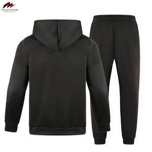 ชุดวอร์มผ้าฝ้ายลายเรียบสไตล์วินเทจสำหรับผู้ชาย ผลิตตามสั่งจากผู้ผลิตชั้นนำของปากีสถาน น้ำหนักเบา มีฮู้ด ดีไซน์สำหรับฤดูหนาว ส่งมอบรวดเร็ว - Product Image 2