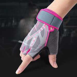 Best Selling Leather Gym Weightlifting Gloves with Non-Slip Palm Factory Price Logo Printed for <b>Weight</b> <b>Lifting</b> - Product Image 3