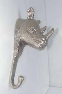 Premium Cast Aluminum Animal Head Wall Hook Stylish <b>Coat</b> And Clothing Holder for Home Decor - Product Image 4