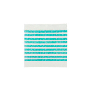 Servilletas Blancas con Estampado de Aguamarina Marino de 48x48cm, Bambutex Natural, 300 Unidades, B2B - Product Image 1