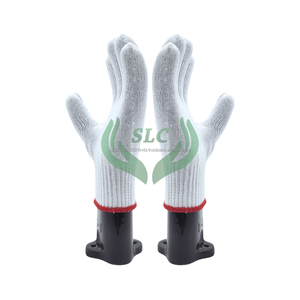 Gants de travail en coton tricoté de qualité supérieure, durables, anti-vibrations, antistatiques, antidérapants, avec caractéristiques de sécurité SLC B600MR - Product Image 4
