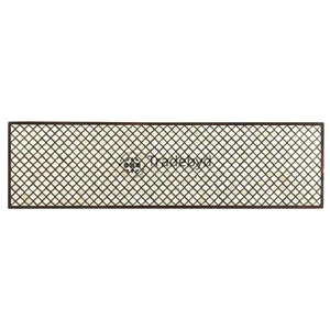 Table console moderne monochrome avec incrustation d'os floral et cadre en bois pour les intérieurs élégants et intemporels de l'école et des appartements Tradebyd - Product Image 2