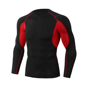 เสื้อรัดรูปแขนยาวสำหรับผู้ชายเสื้อกีฬากิจกรรมออกกำลังกายกลางแจ้งลำลอง - Product Image 3