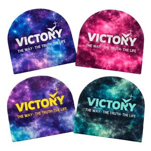 Luxury Galaxy Print Designer Unisex Adult Knitted <b>Beanie</b> <b>Streetwear</b> Skull Caps Y2K Christian Faith <b>Beanies</b> Hats - Product Image 1